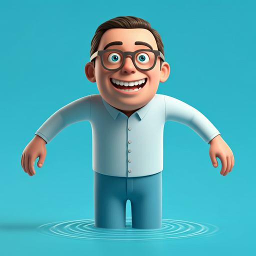 Character drowning in emails - My inbox on a Monday